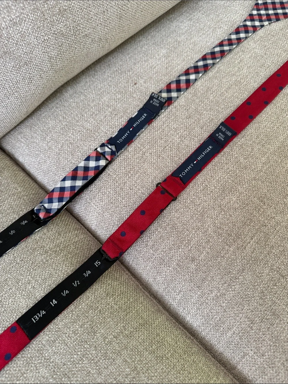 Two Tommy Hilfiger Bow Ties - NEW